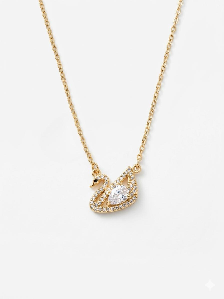 Collier swan blanche (limited edition)